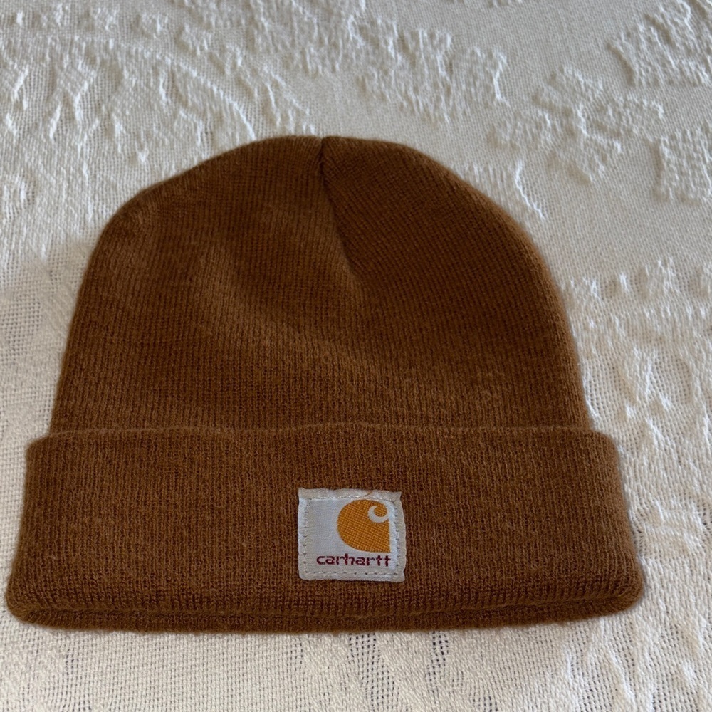 Carhartt Tan Knit Beanie Unisex